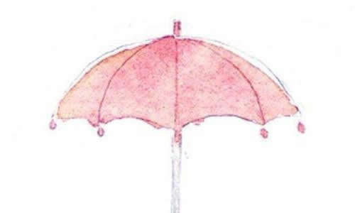 下雨天共伞的作文