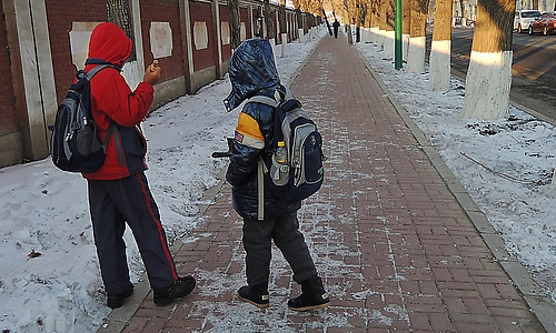 放学的路上作文700字