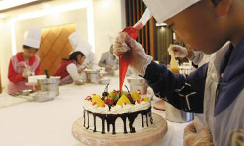 做蛋糕作文350字