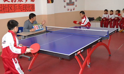 乒乓球比赛二年级作文